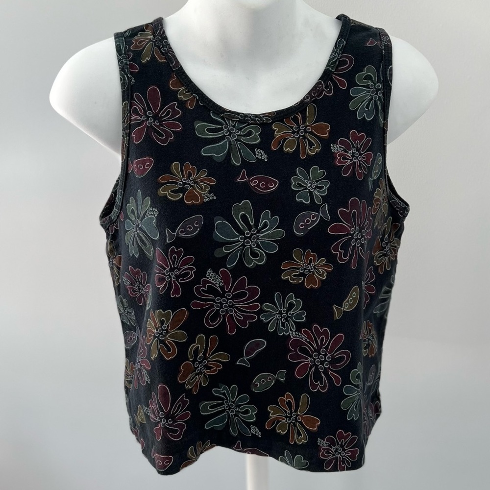 Fresh Produce Graphic Sleeveless Crop Top